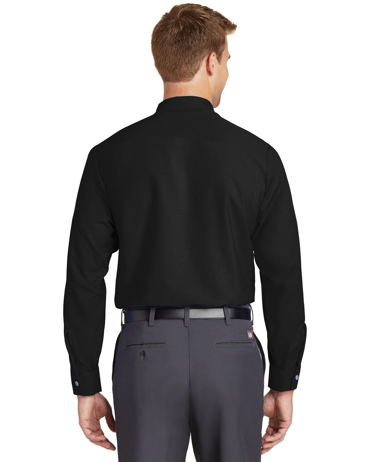 Red Kap SP14LONG Long Size, Long Sleeve Industrial Work Shirt view 2