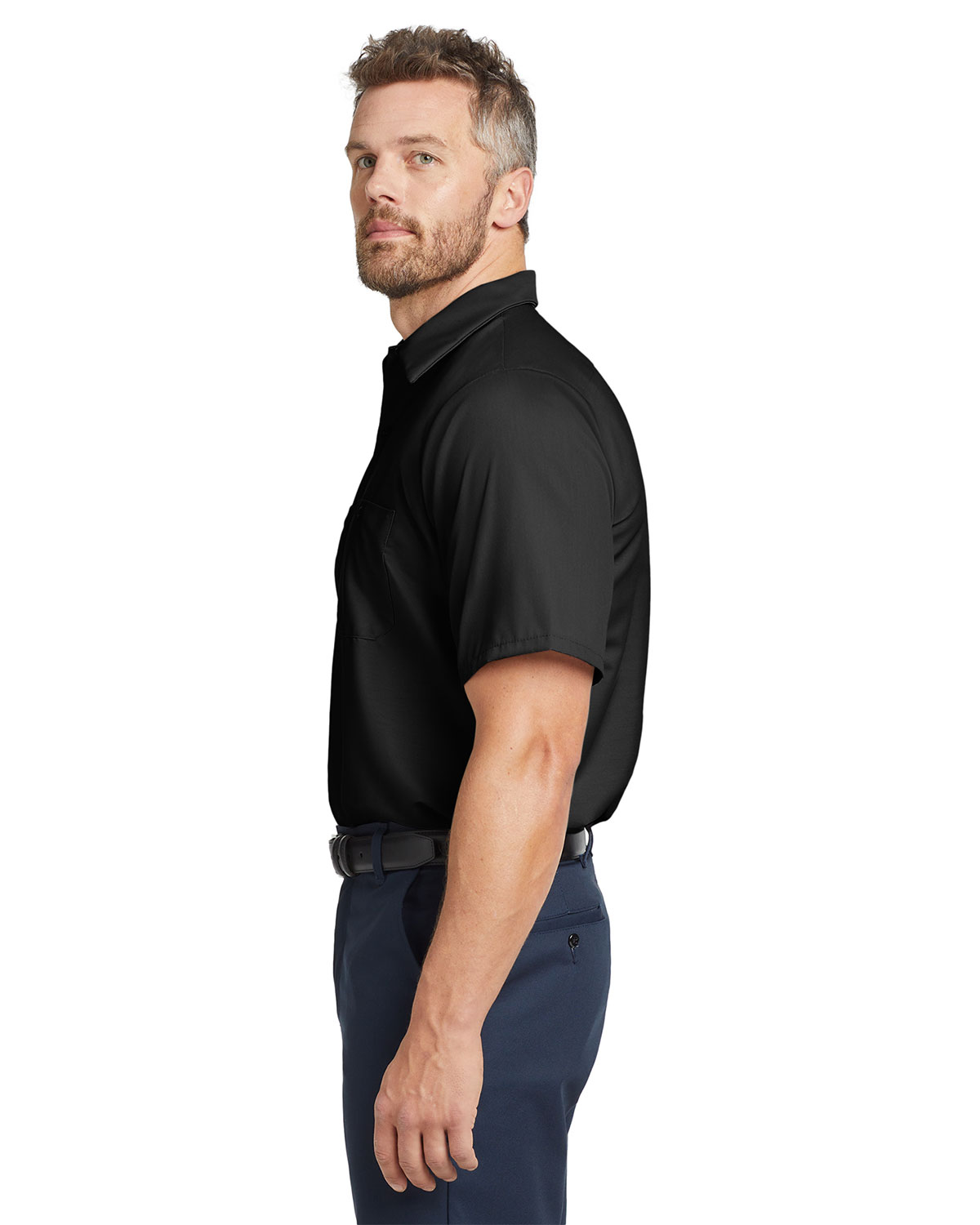 Red Kap SP24 Short Sleeve Industrial Work Shirt view 3