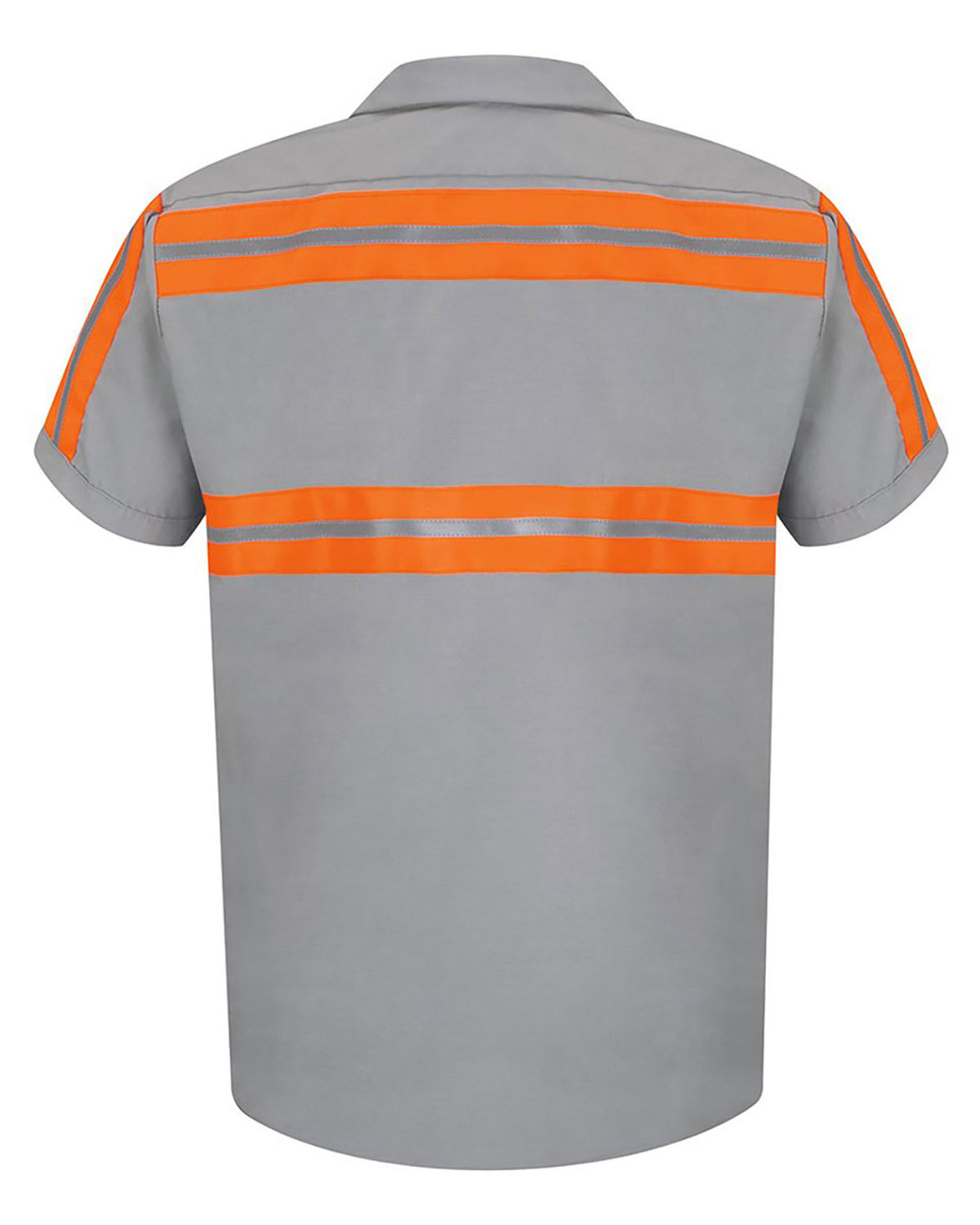 Red Kap SP24E Men's Enhanced Visibility Industrial Work Shirt view 2