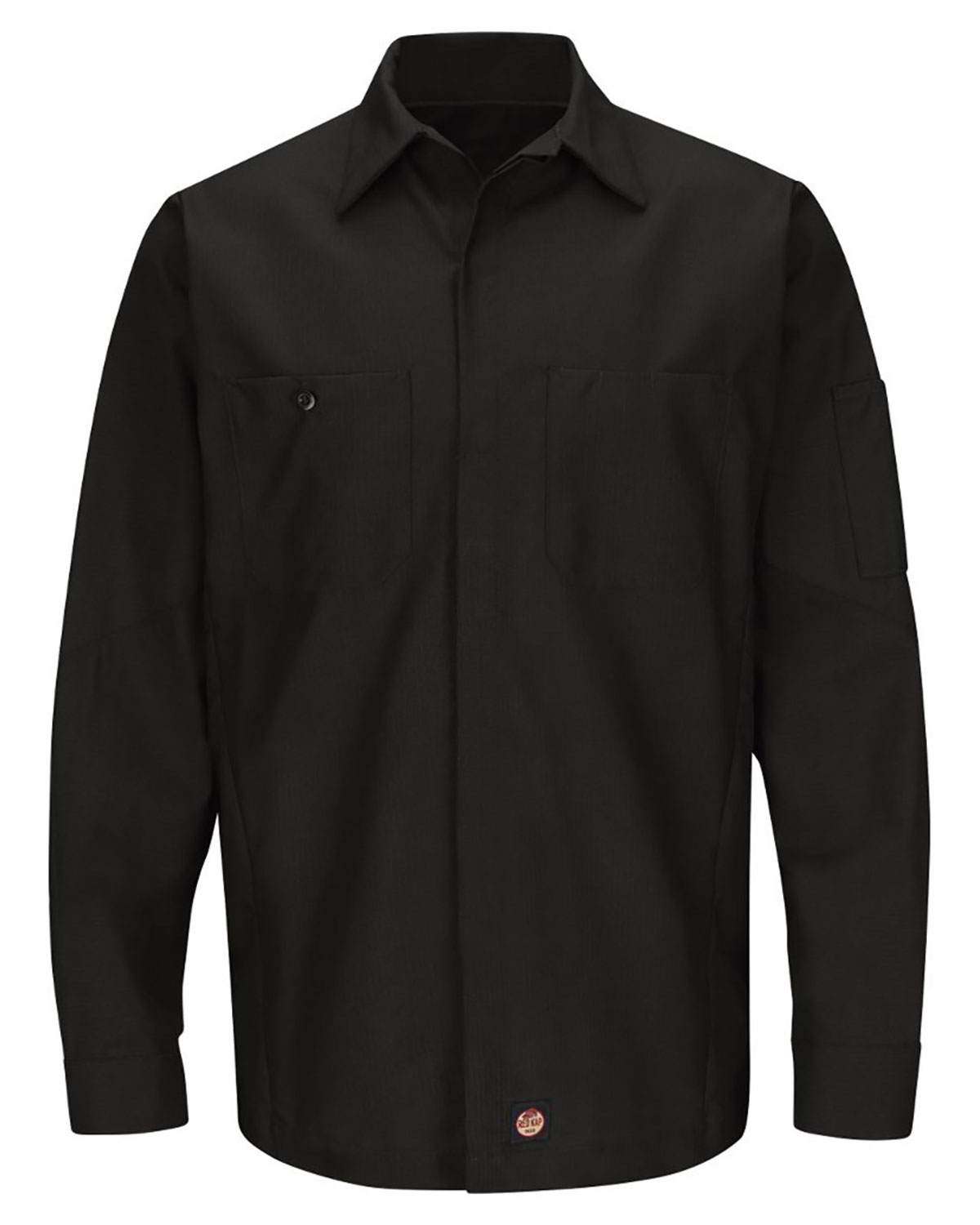 Red Kap SY10 Men's Long Sleeve Automotive Crew Shirt
