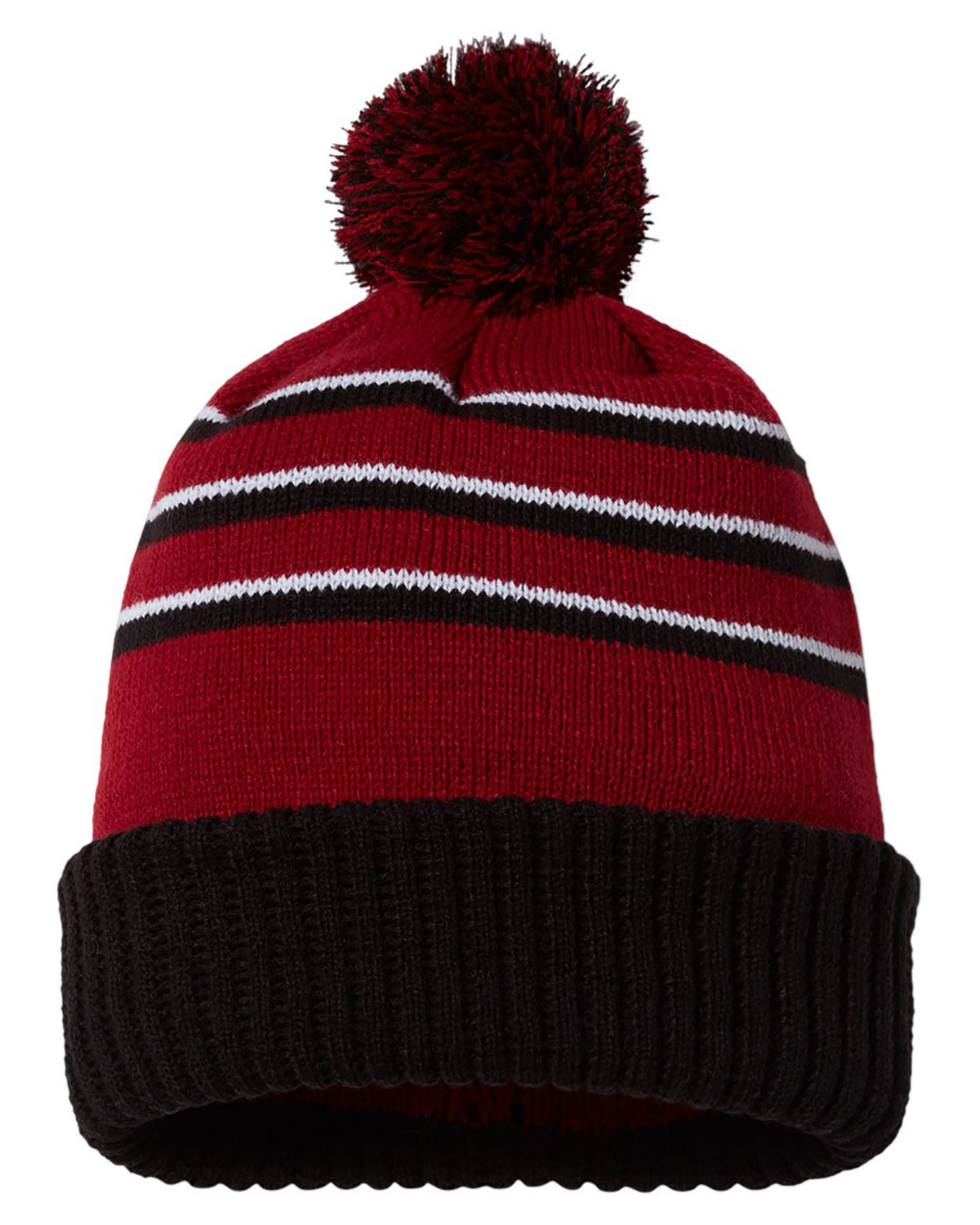 Richardson 134 Pom Cuffed Beanie view 2