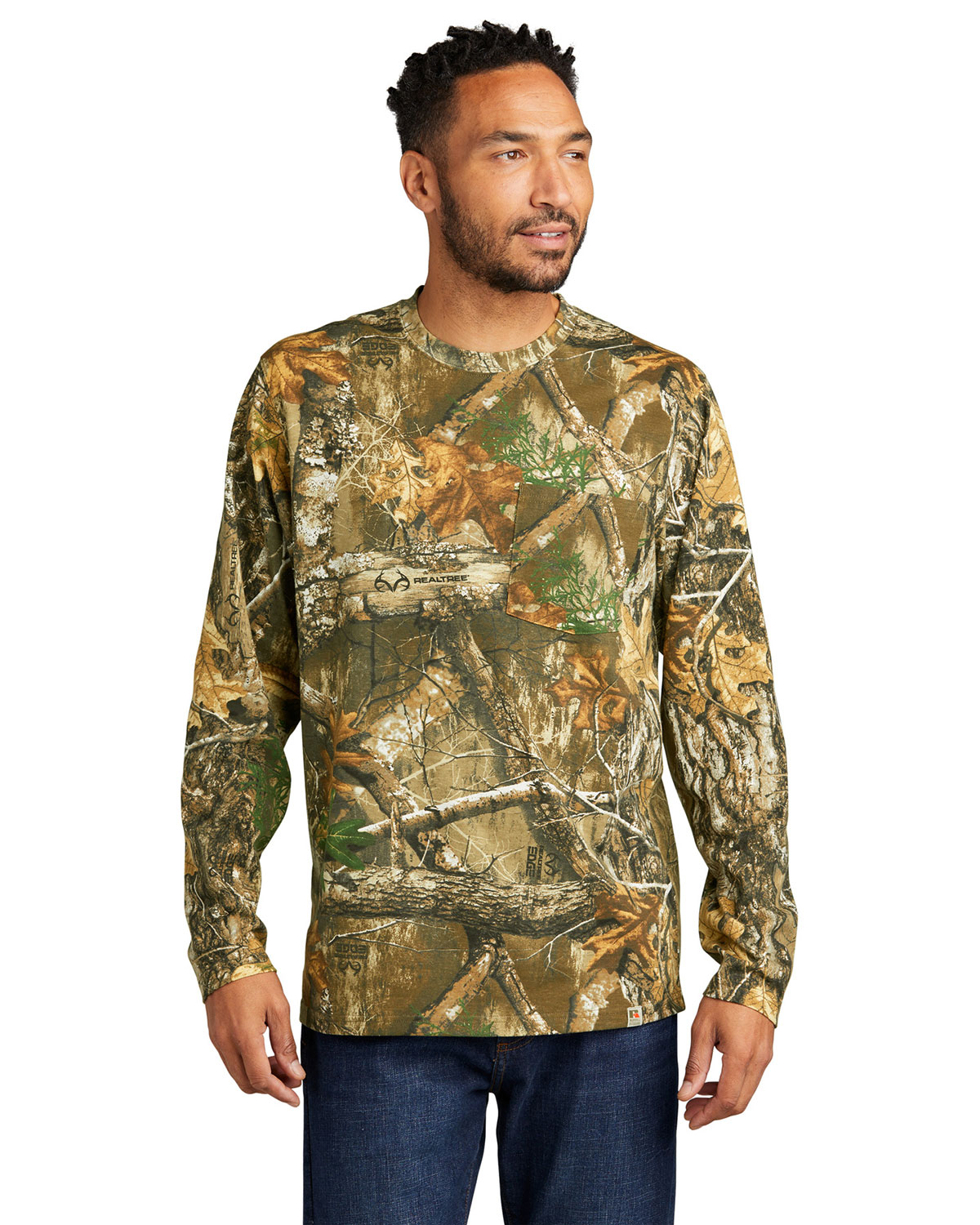 Russell Outdoors RU100LSP Realtree Long Sleeve Pocket Tee