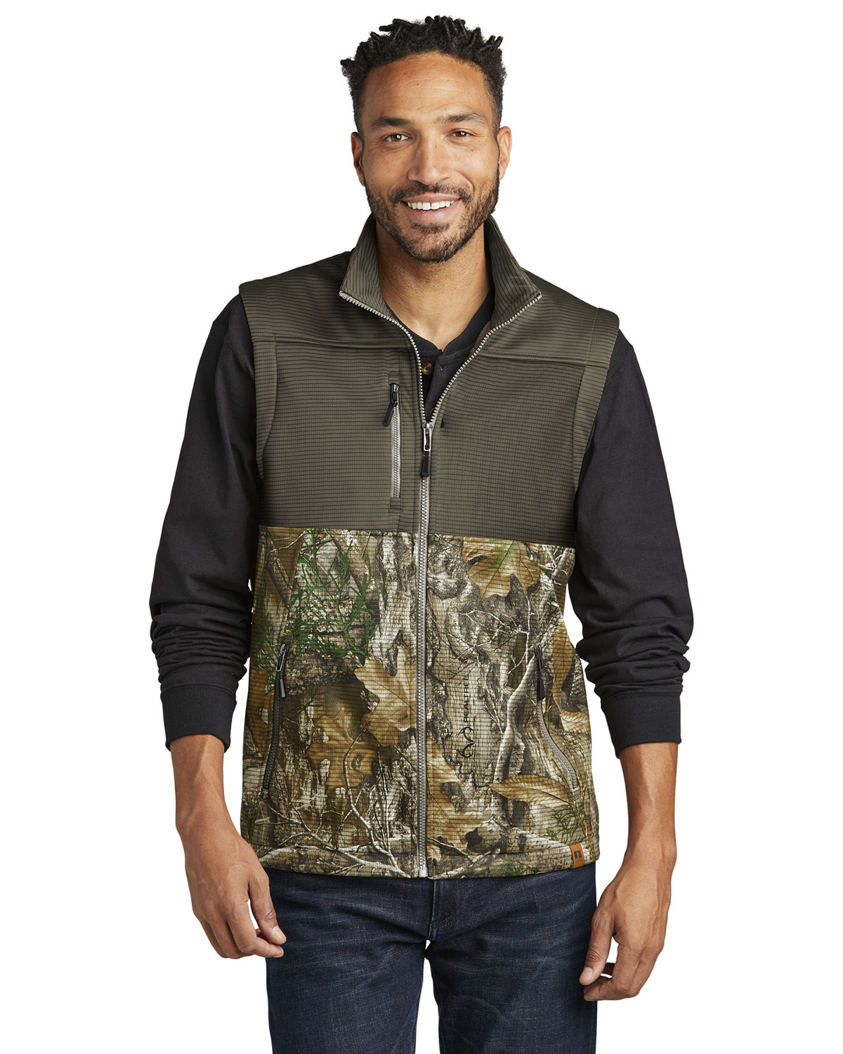 Russell Outdoors RU604 Realtree Atlas Colorblock Soft Shell Vest
