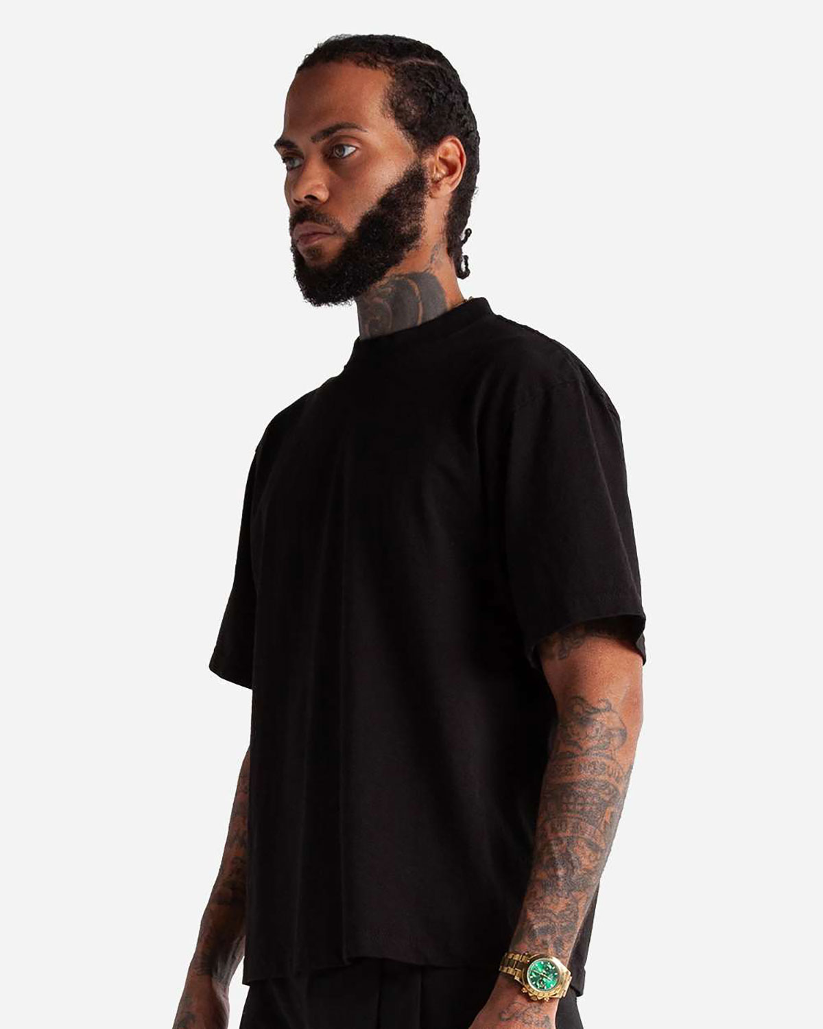 Shaka Wear MCS Unisex Max Heavyweight Cropped T-Shirt view 3