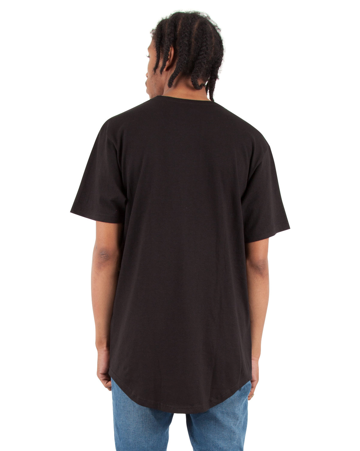 Shaka Wear SHCLT Unisex Curved Hem Long Tee view 2