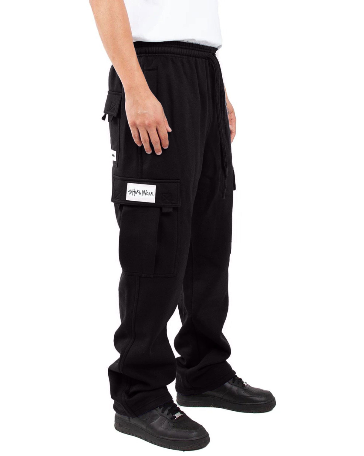 Shaka Wear SHFCP Unisex Fleece Cargo Sweatpants view 3