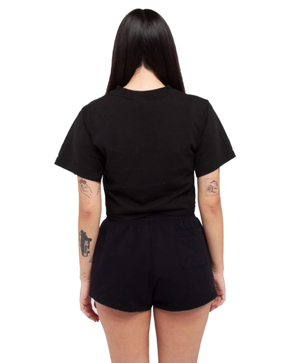Shaka Wear SHGDC Women's Garment-Dyed Cropped Tee view 2