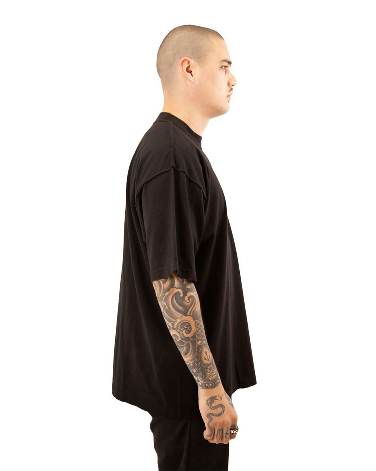 Shaka Wear SHGRS Unisex Garment-Dyed Reverse Tee view 3