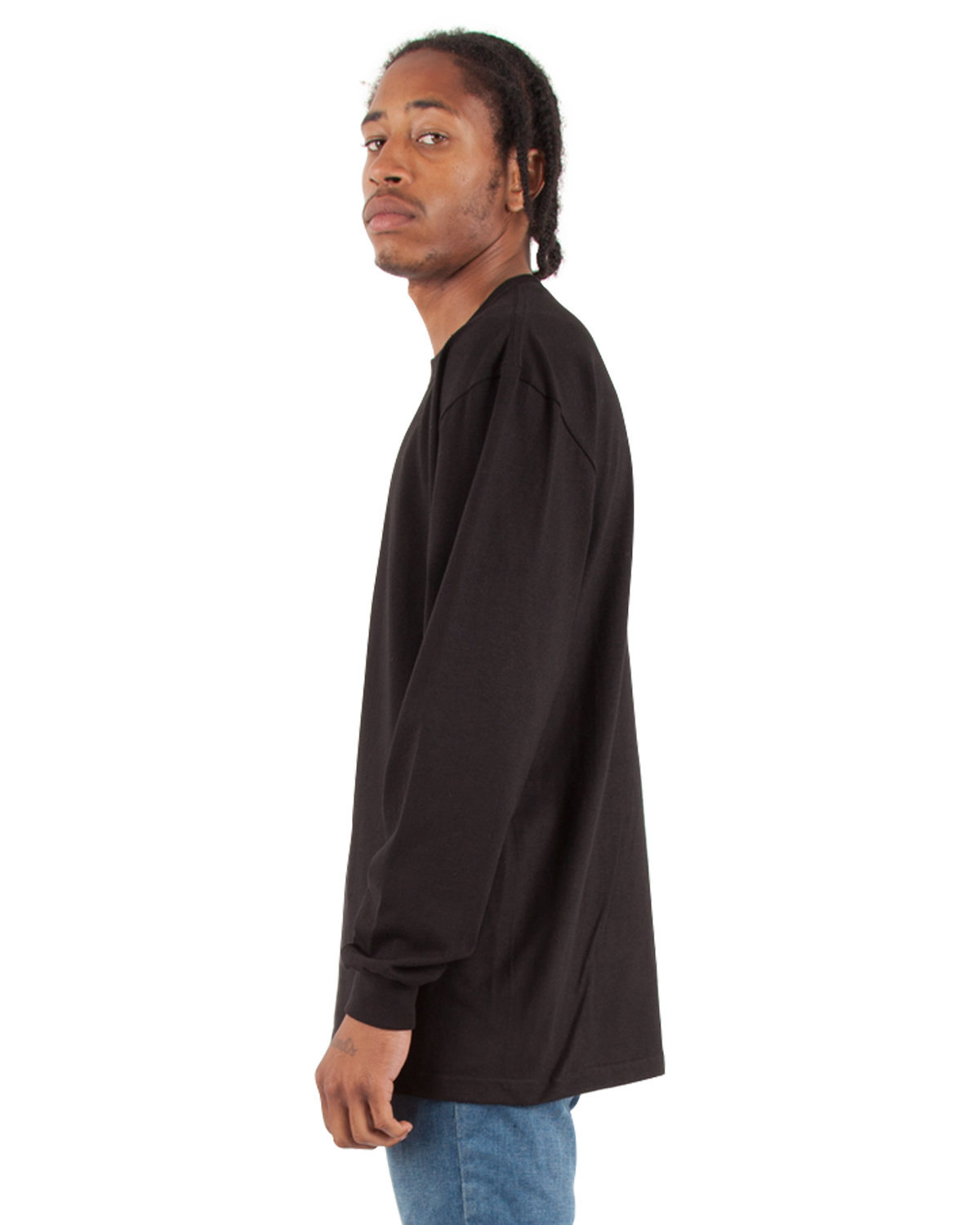 Shaka Wear SHMHLST Unisex Tall Max Heavyweight Long Sleeve Tee view 3