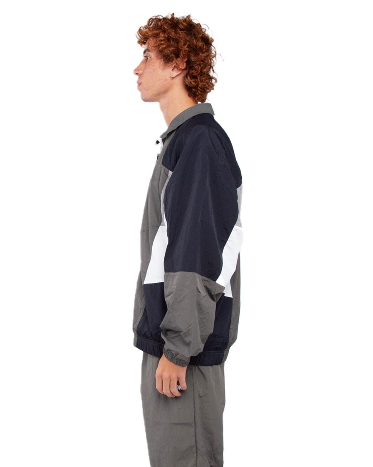 Shaka Wear SHNTJ Unisex Nylon Track Jacket view 3