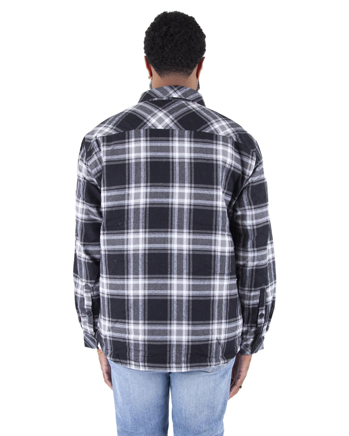 Shaka Wear SHPFJ Unisex Plaid Jacket view 2