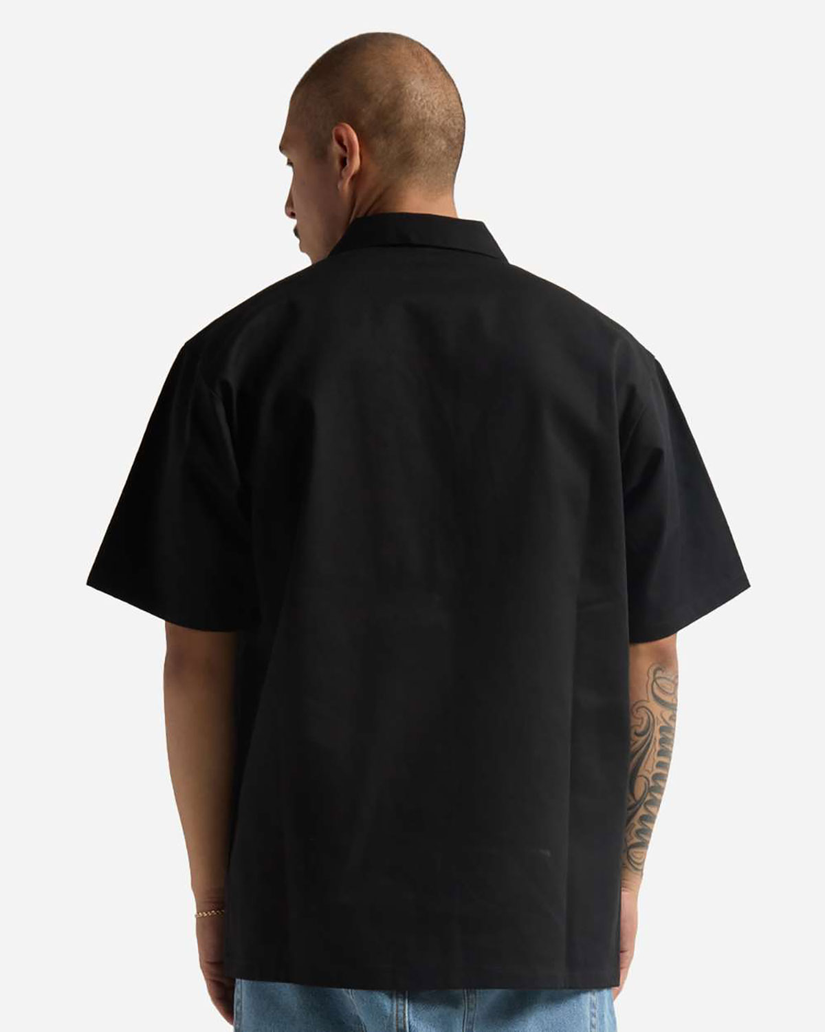 Shaka Wear SHQZWS Unisex Quarter-Zip Short Sleeve Work Shirt view 2