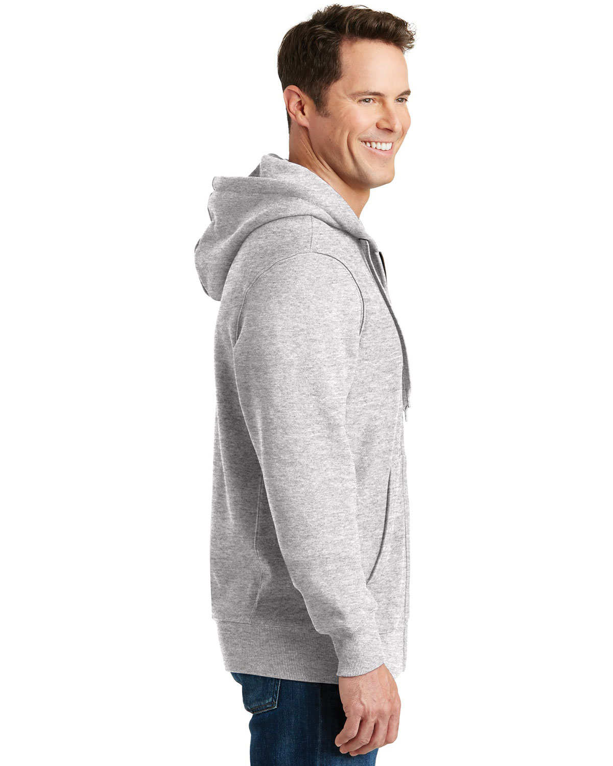 Sport-Tek F282 Super Heavyweight Full-Zip Hooded Sweatshirt view 3