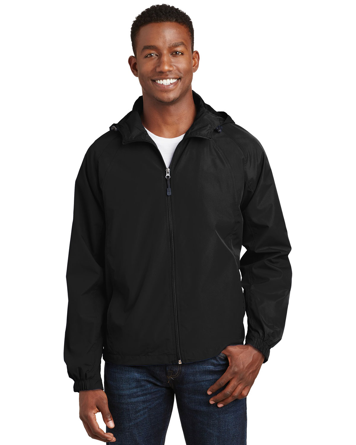Sport-Tek JST73 Hooded Raglan Jacket