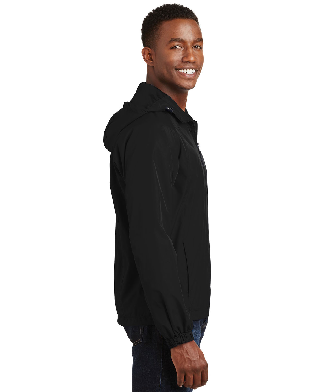 Sport-Tek JST73 Hooded Raglan Jacket view 3