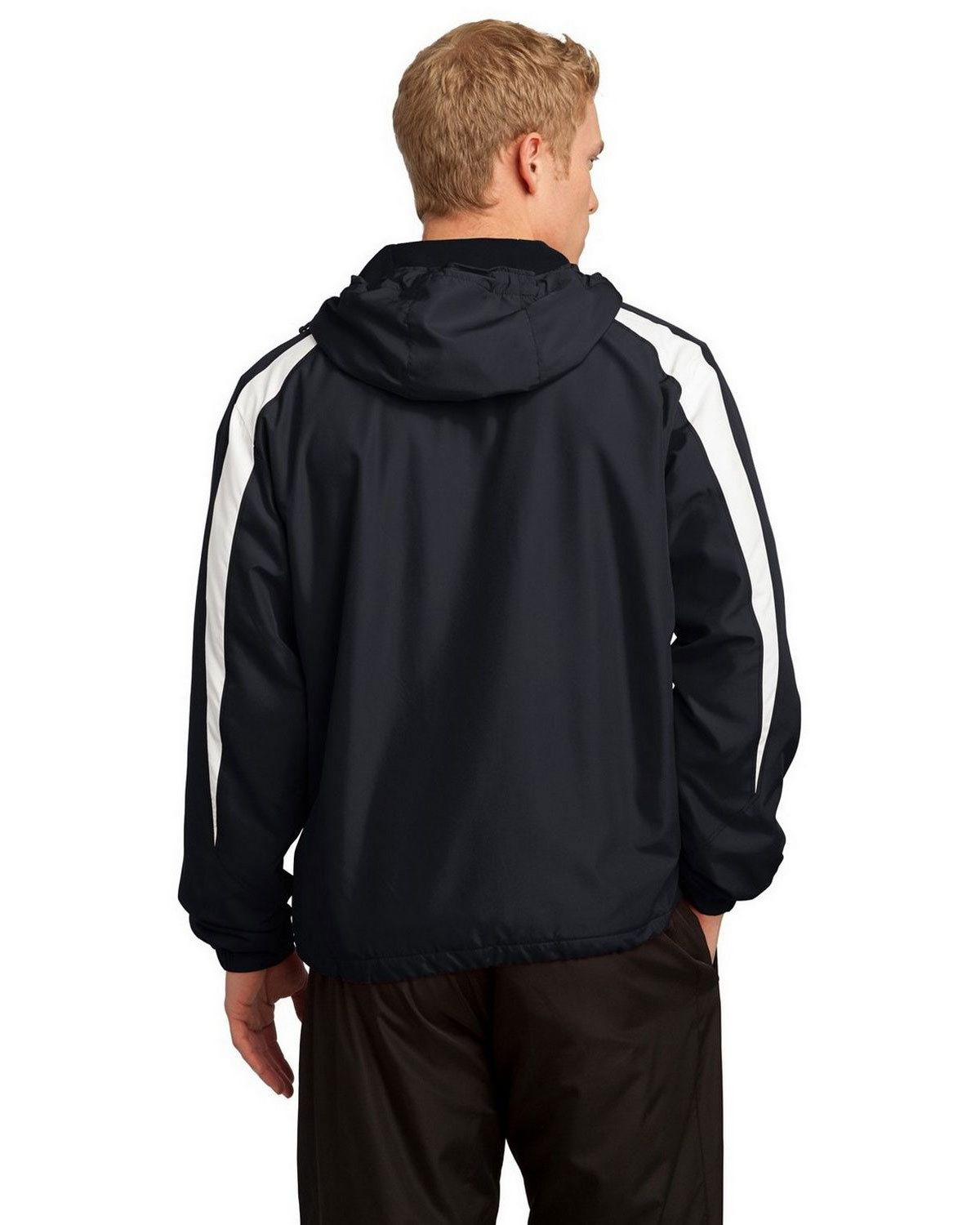 Sport-Tek JST81 Fleece-Lined Colorblock Jacket view 2