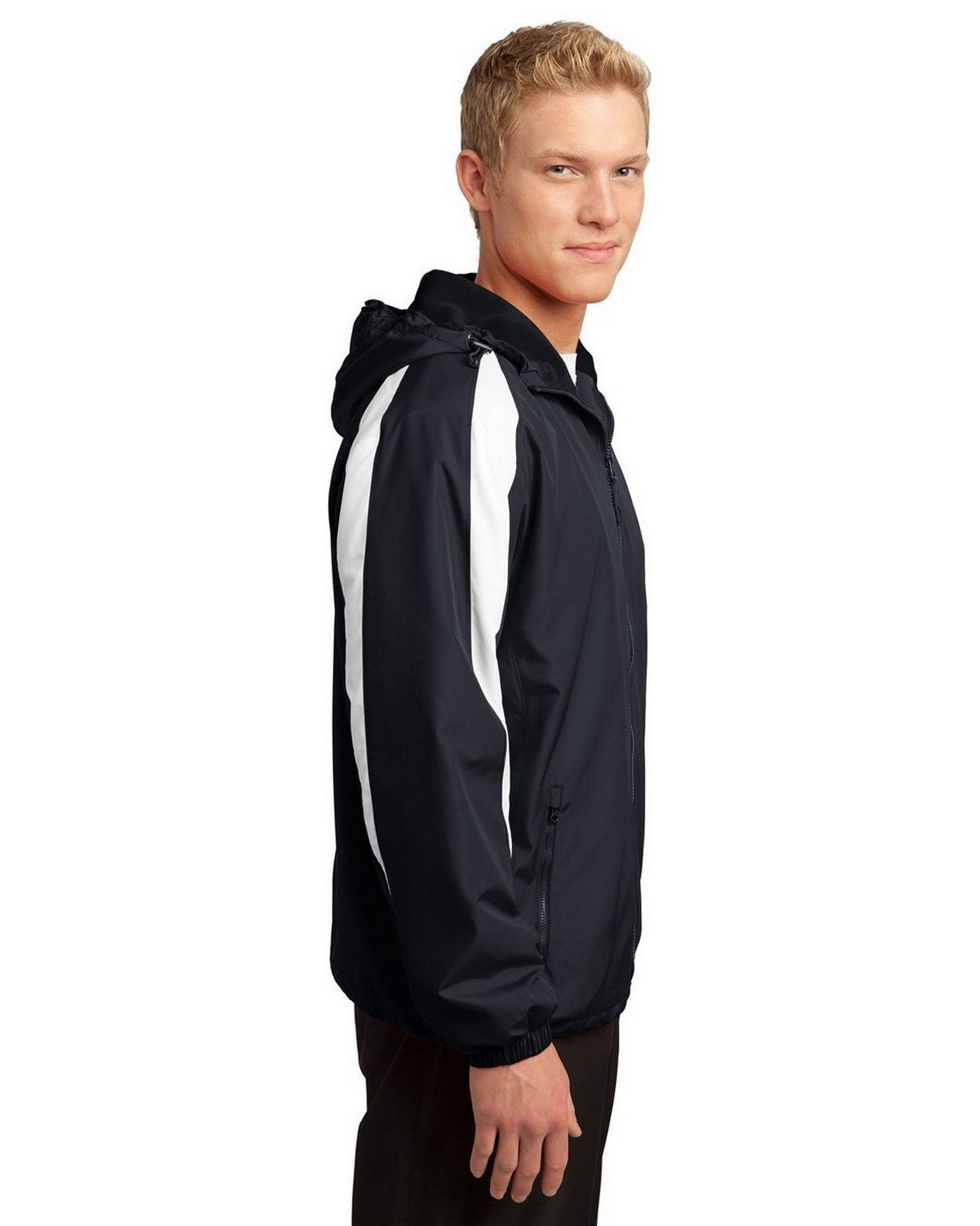 Sport-Tek JST81 Fleece-Lined Colorblock Jacket view 3