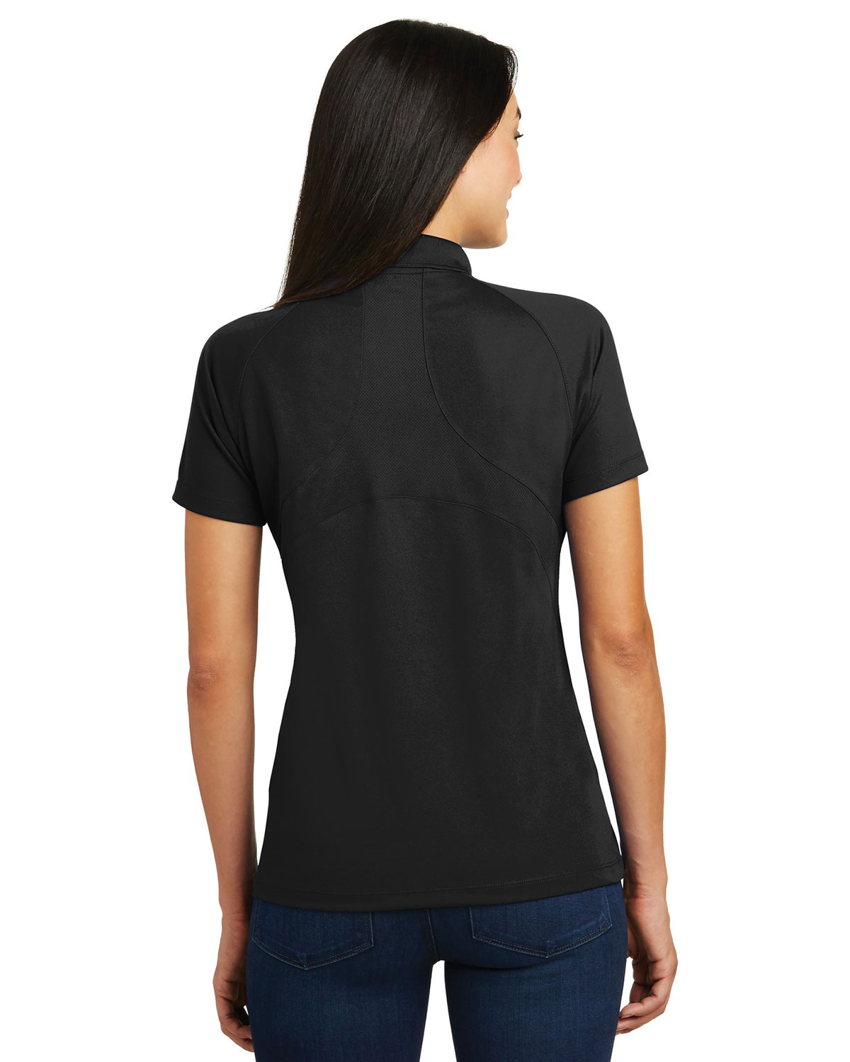 Sport-Tek L474 Women's Dri-Mesh Pro Polo view 2