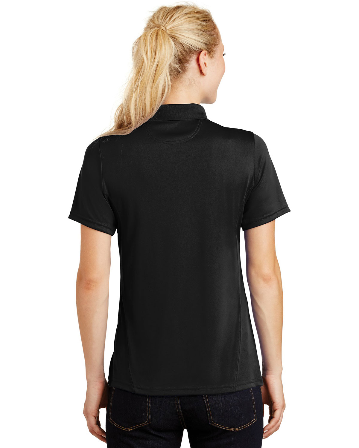 Sport-Tek L475 Women's Dry Zone Raglan Accent Polo view 2