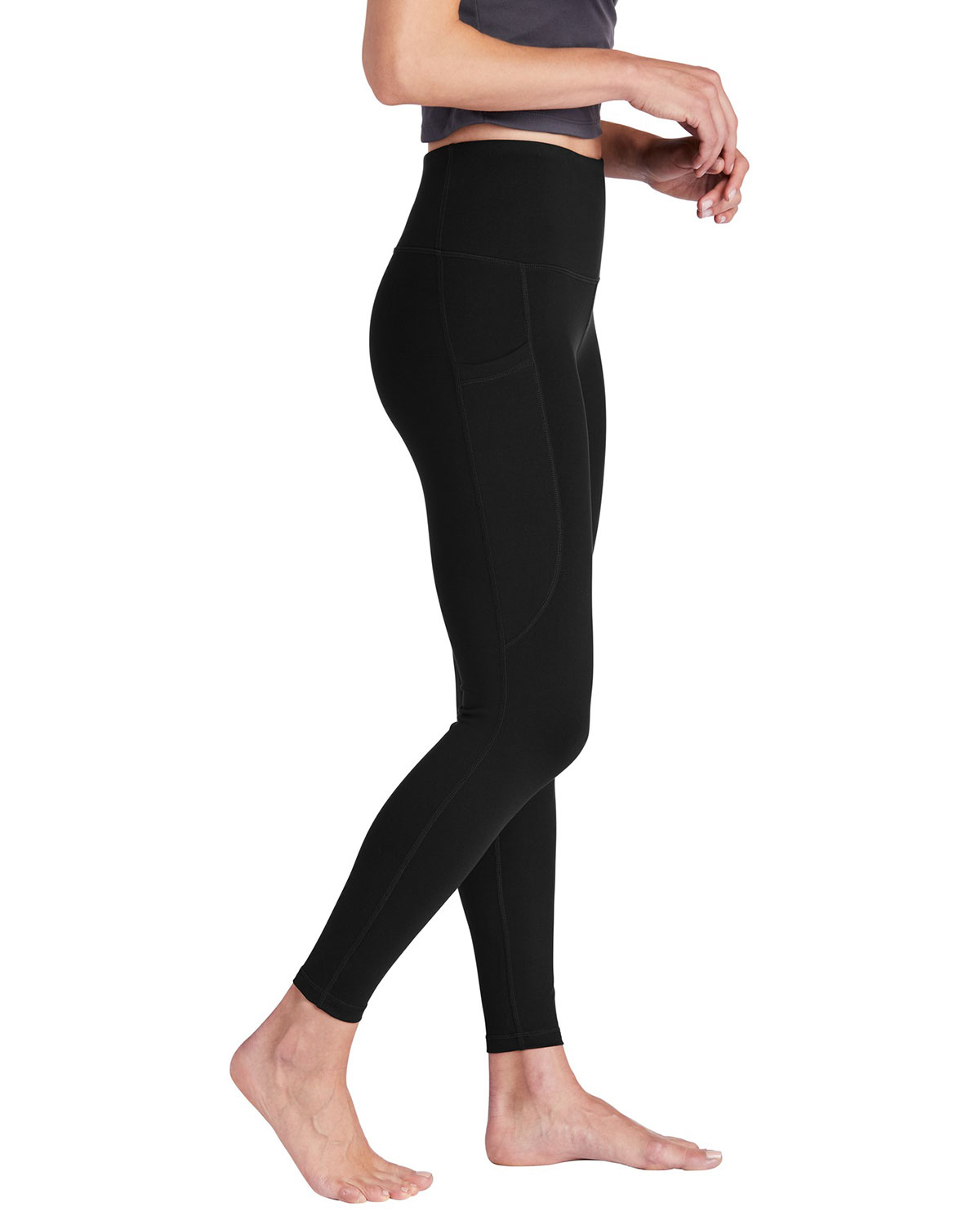 Sport-Tek LPST891 Women's High Rise 7/8 Legging view 3
