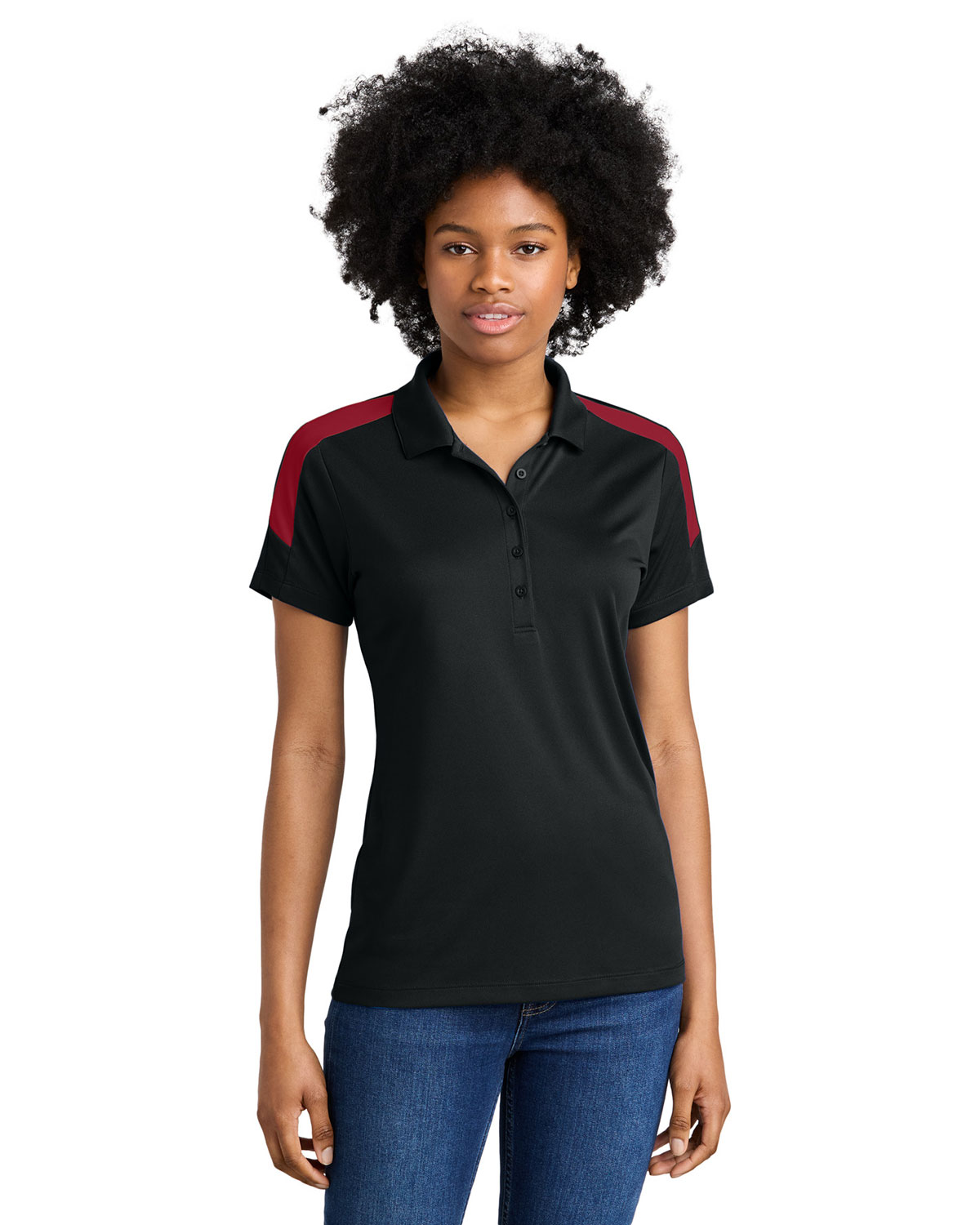 Sport-Tek LST104 Women's Competitor United Polo