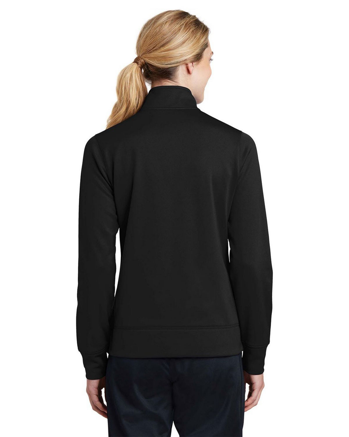 Sport-Tek LST241 Women's Sport-Wick Fleece Full-Zip Jacket view 2