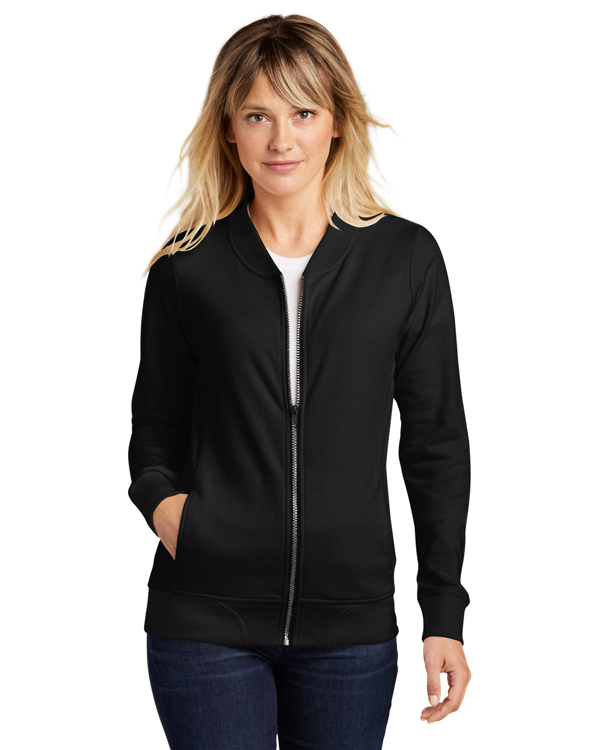 Sport-Tek LST274 Women's Lightweight French Terry Bomber