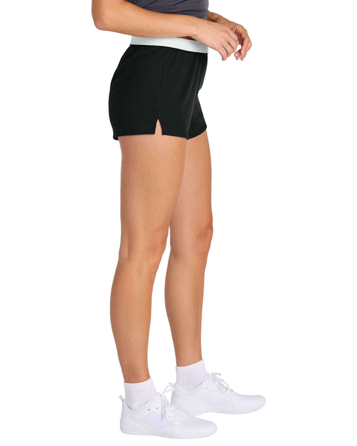 Sport-Tek LST311 Women's Jersey Knit Squad Short view 3