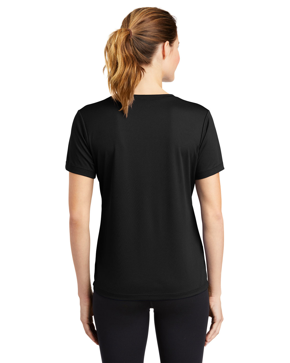 Sport-Tek LST340 Women's PosiCharge RacerMesh V-Neck Tee view 2
