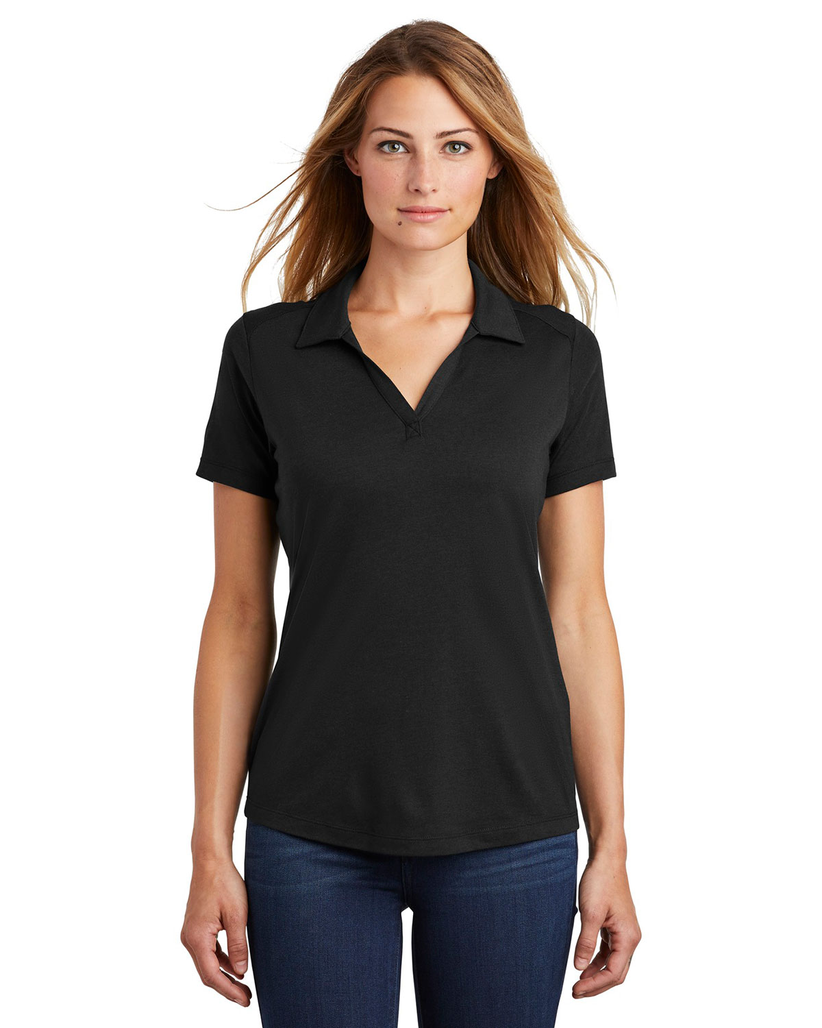 Sport-Tek LST405 Women's PosiCharge Tri-Blend Wicking Polo