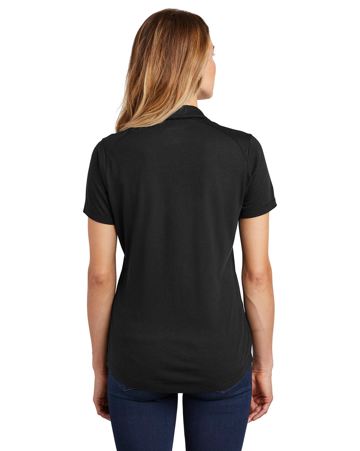 Sport-Tek LST405 Women's PosiCharge Tri-Blend Wicking Polo view 2