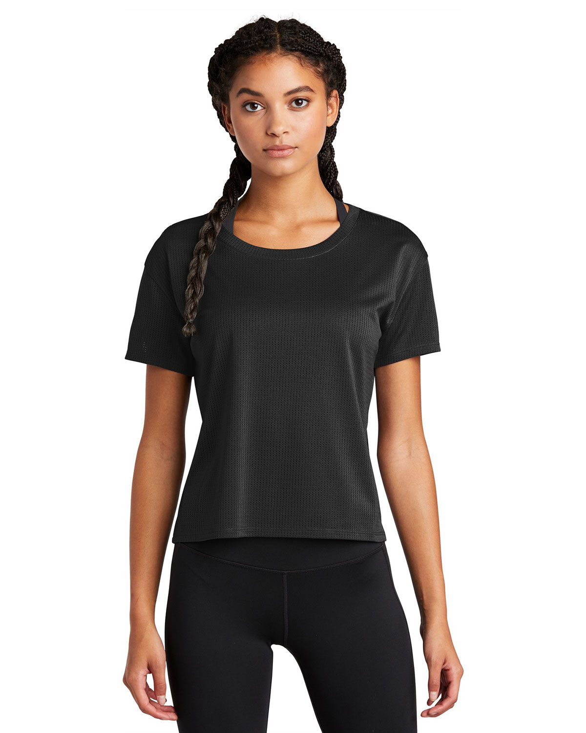 Sport-Tek LST411 Women's PosiCharge Draft Crop Tee