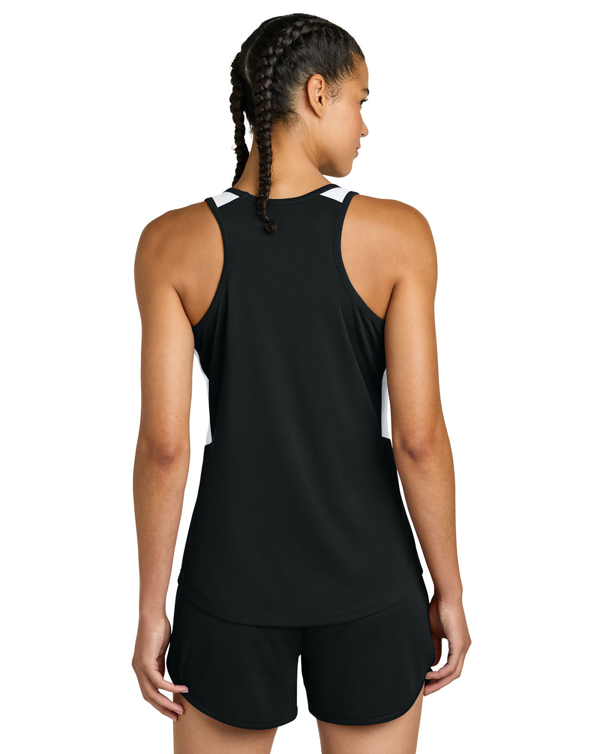Sport-Tek LST446 Women's Club Track Tank view 2