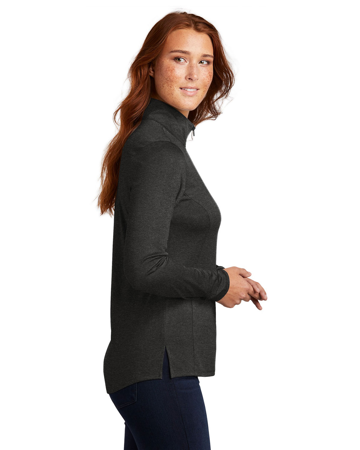 Sport-Tek LST469 Women's Endeavor 1/2-Zip Pullover view 3