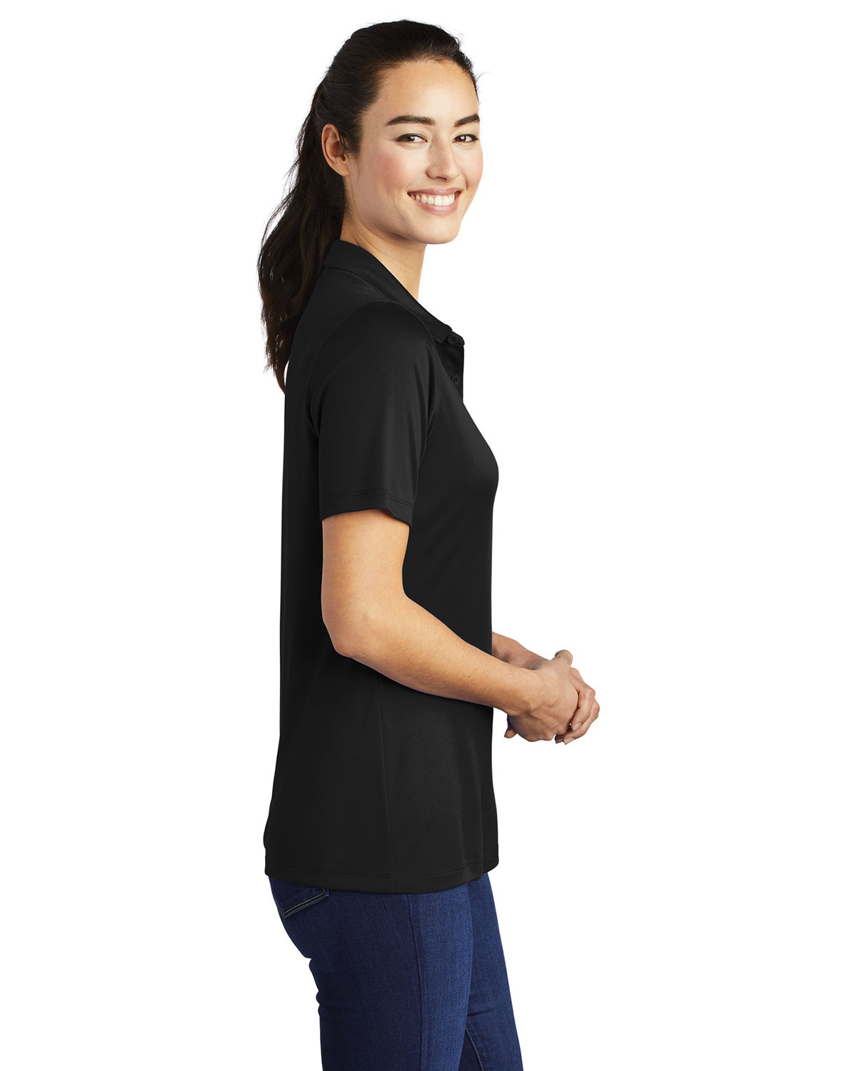 Sport-Tek LST520 Women's Posi-UV Pro Polo view 3
