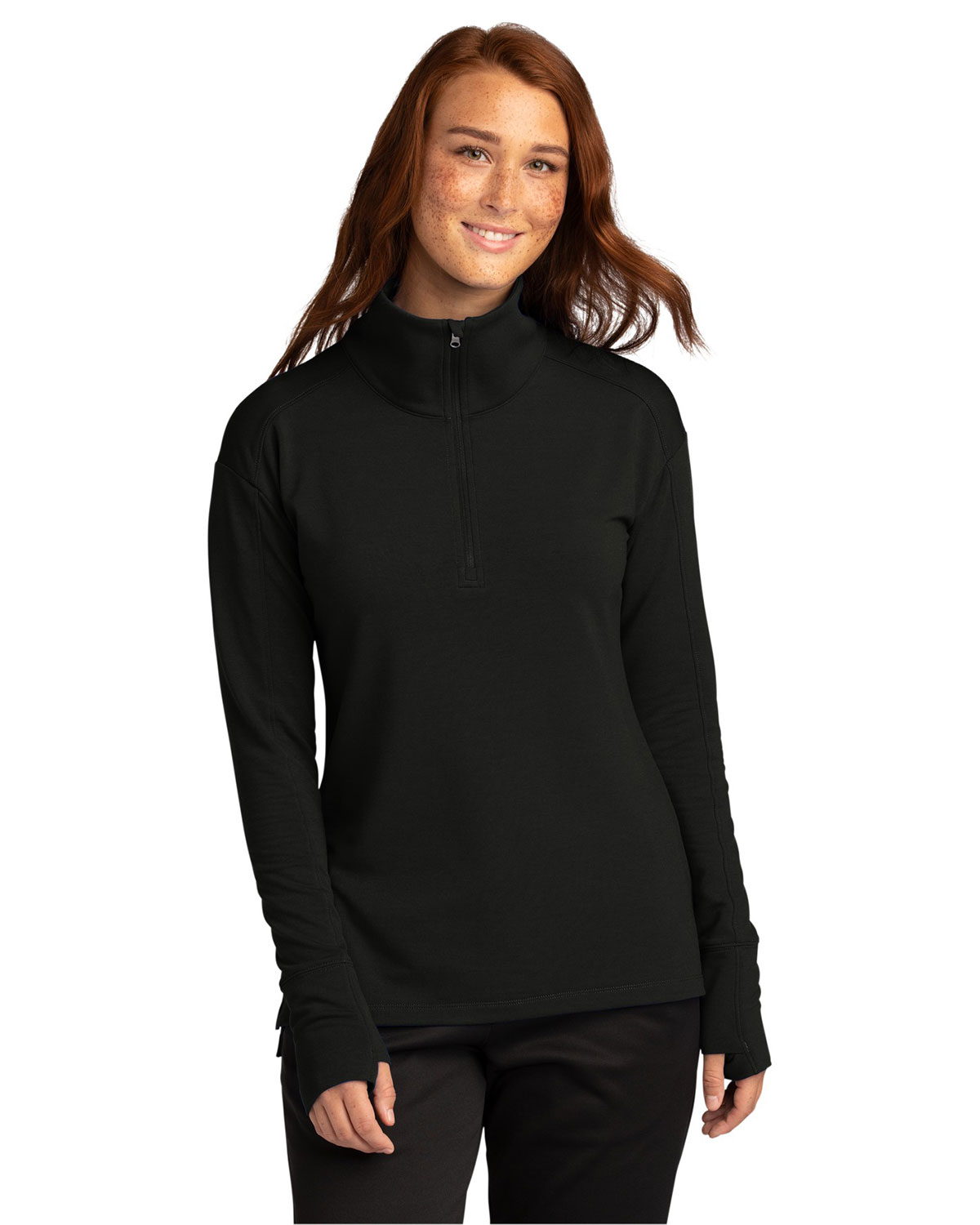 Sport-Tek LST561 Women's Sport-Wick Flex Fleece 1/4-Zip