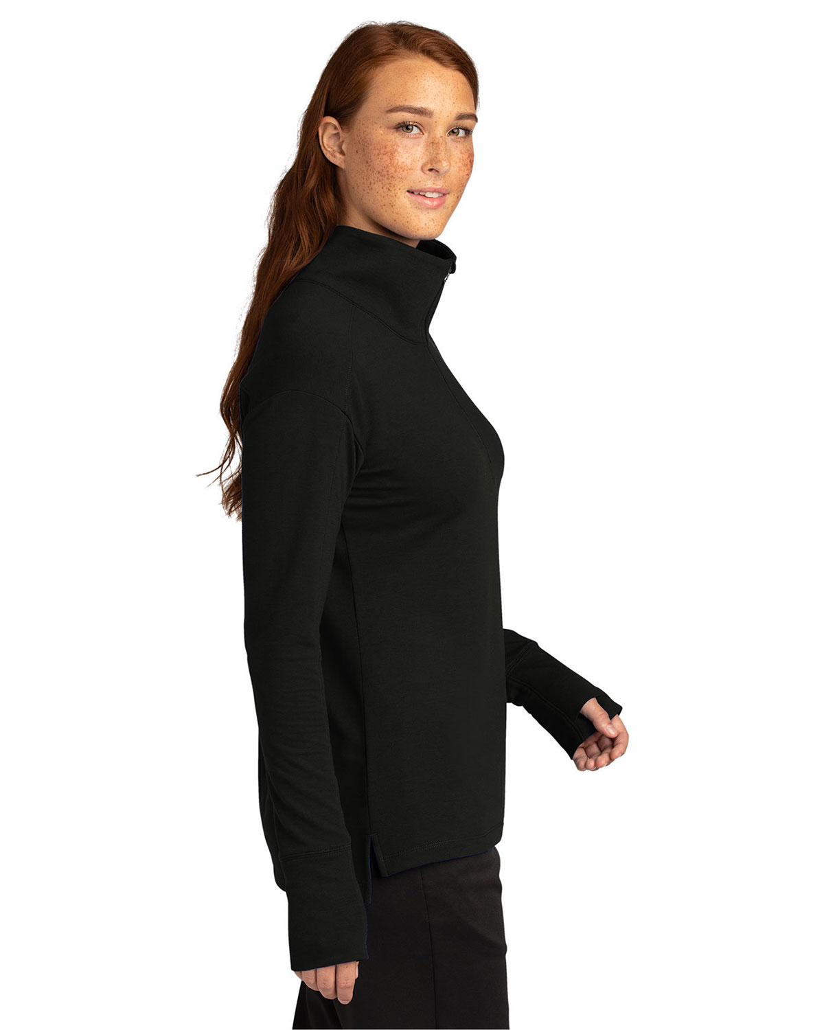 Sport-Tek LST561 Women's Sport-Wick Flex Fleece 1/4-Zip view 3