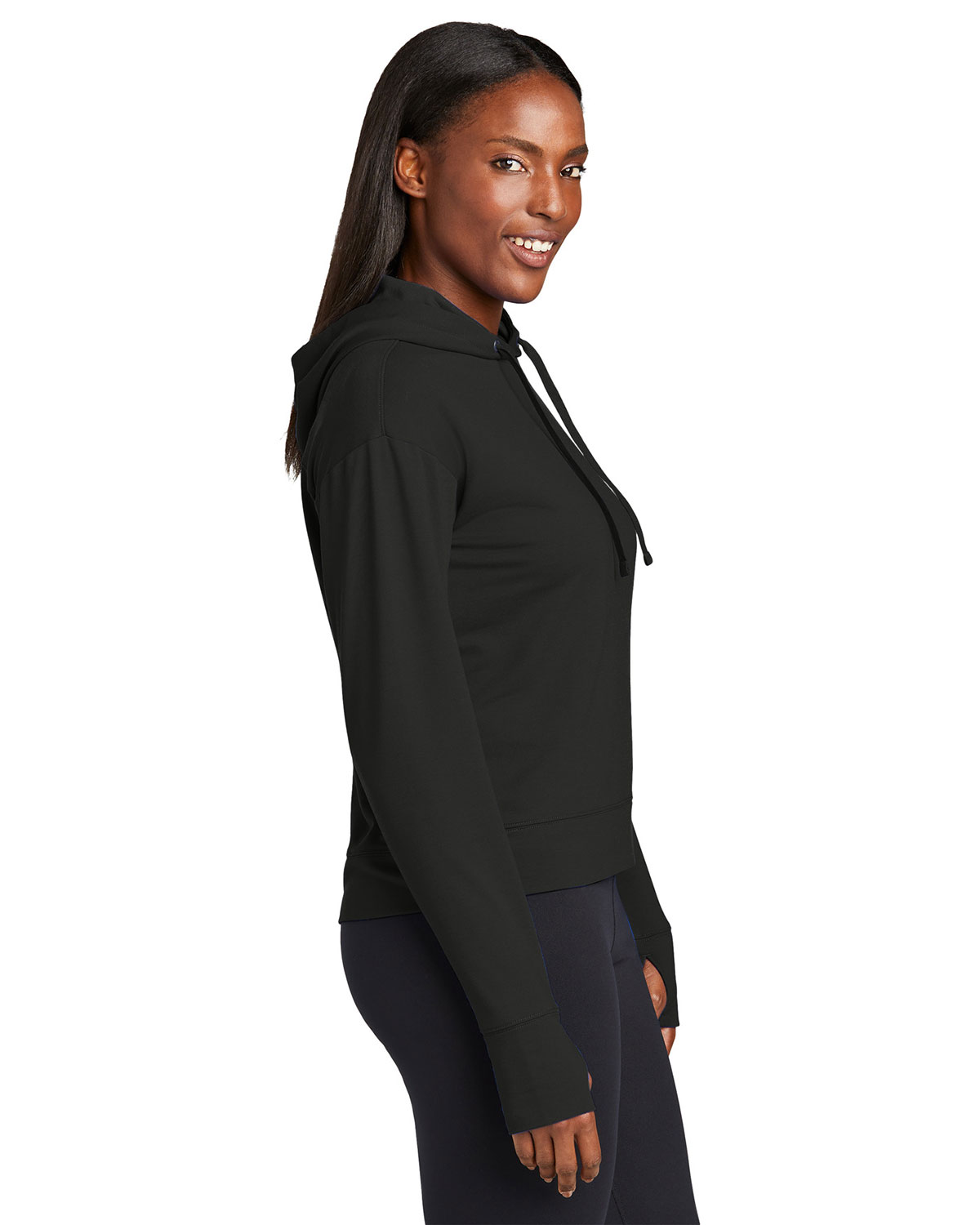 Sport-Tek LST562 Women's Sport-Wick Flex Fleece Pullover Hoodie view 3