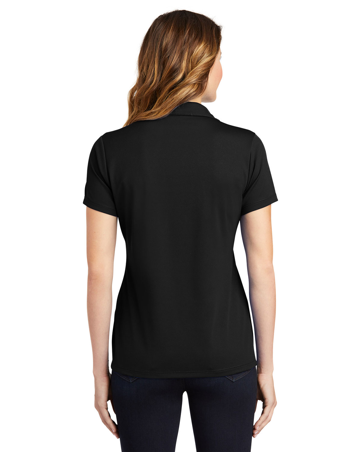 Sport-Tek LST640 Women's PosiCharge RacerMesh Polo view 2
