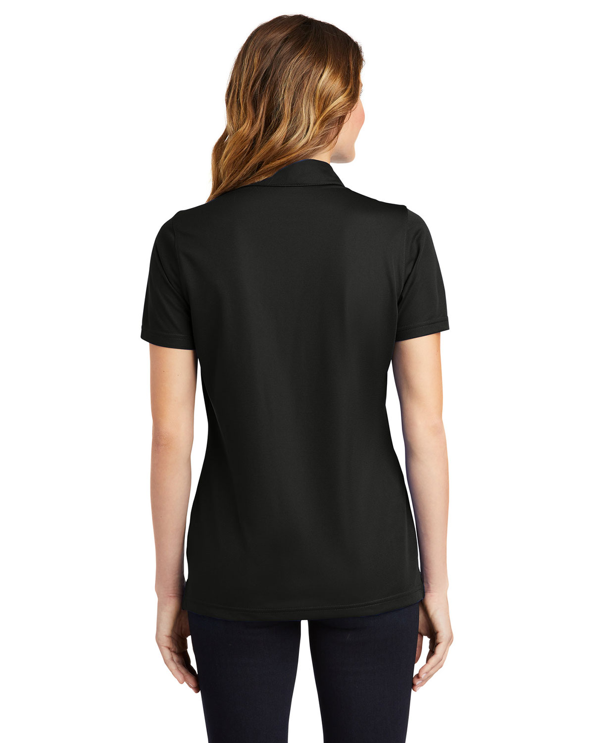 Sport-Tek LST690 Women's PosiCharge Active Textured Polo view 2