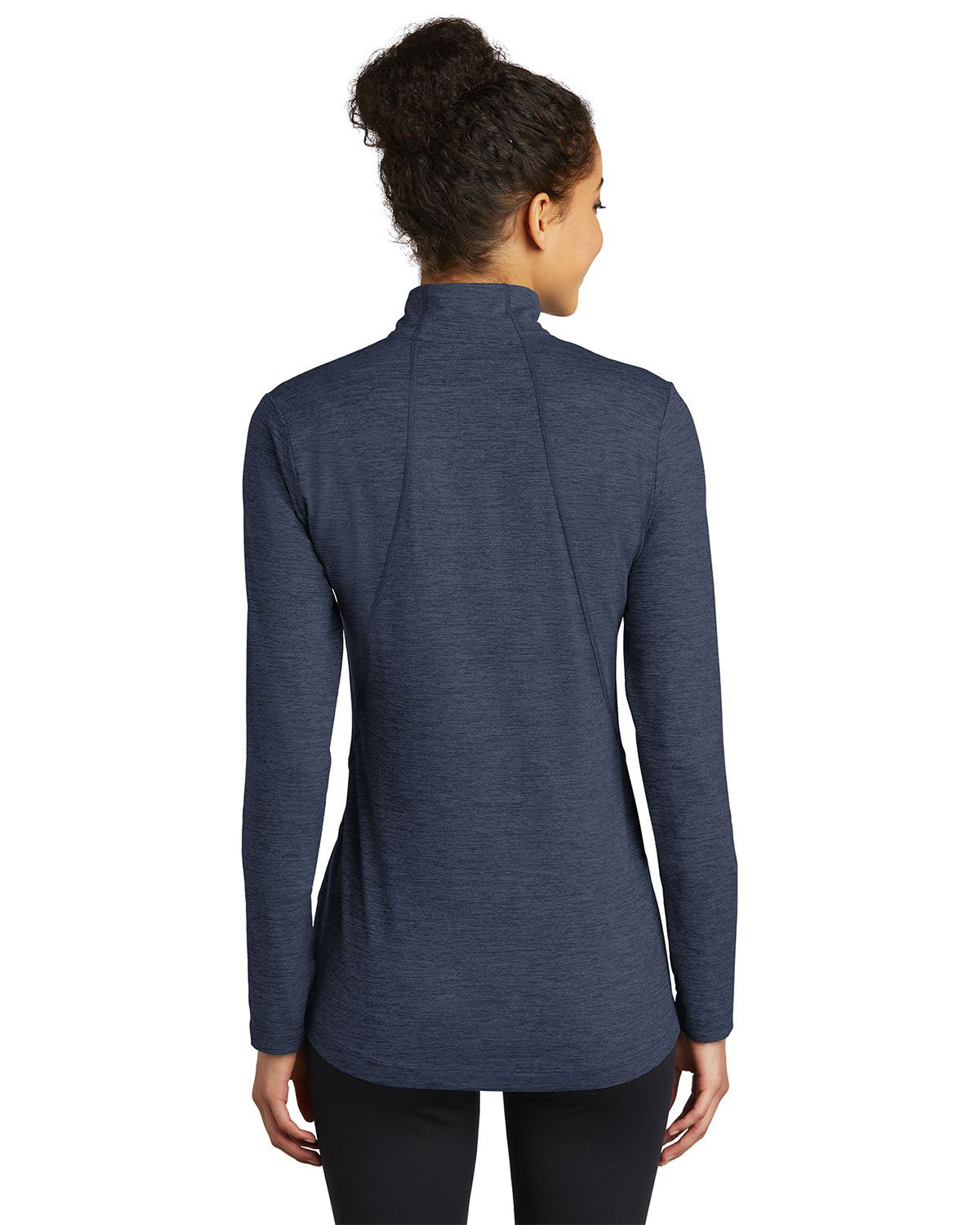 Sport-Tek LST711 Women's Exchange 1.5 Long Sleeve 1/2-Zip view 2