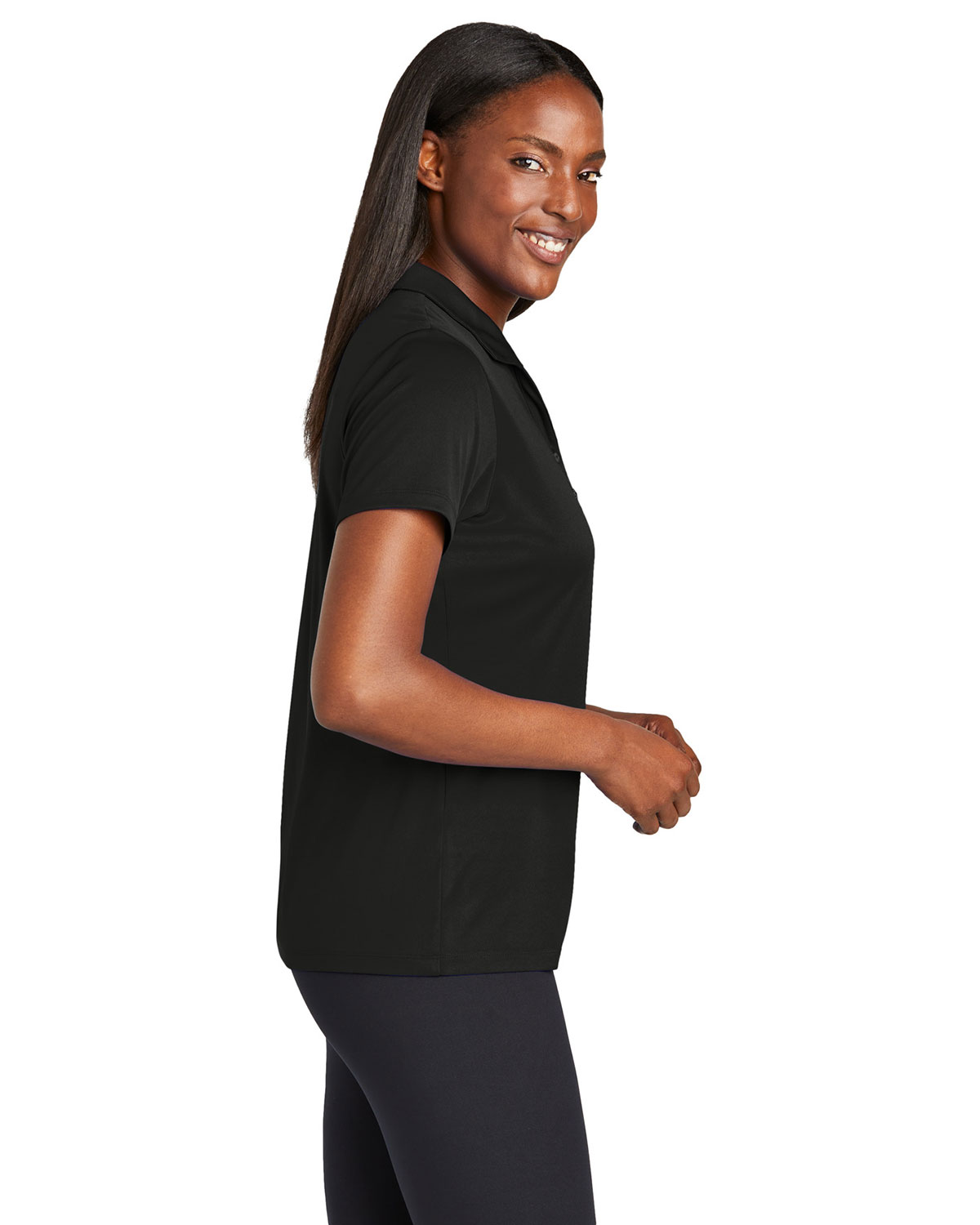 Sport-Tek LST725 Women's PosiCharge Re-Compete Polo view 3