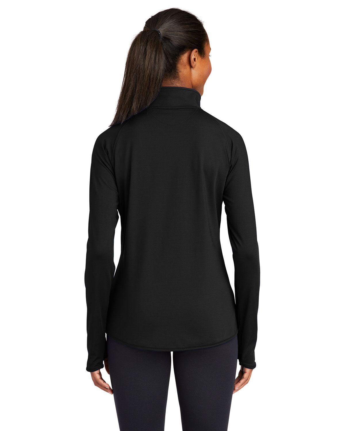 Sport-Tek LST850 Women's Sport-Wick Stretch 1/4-Zip Pullover view 2