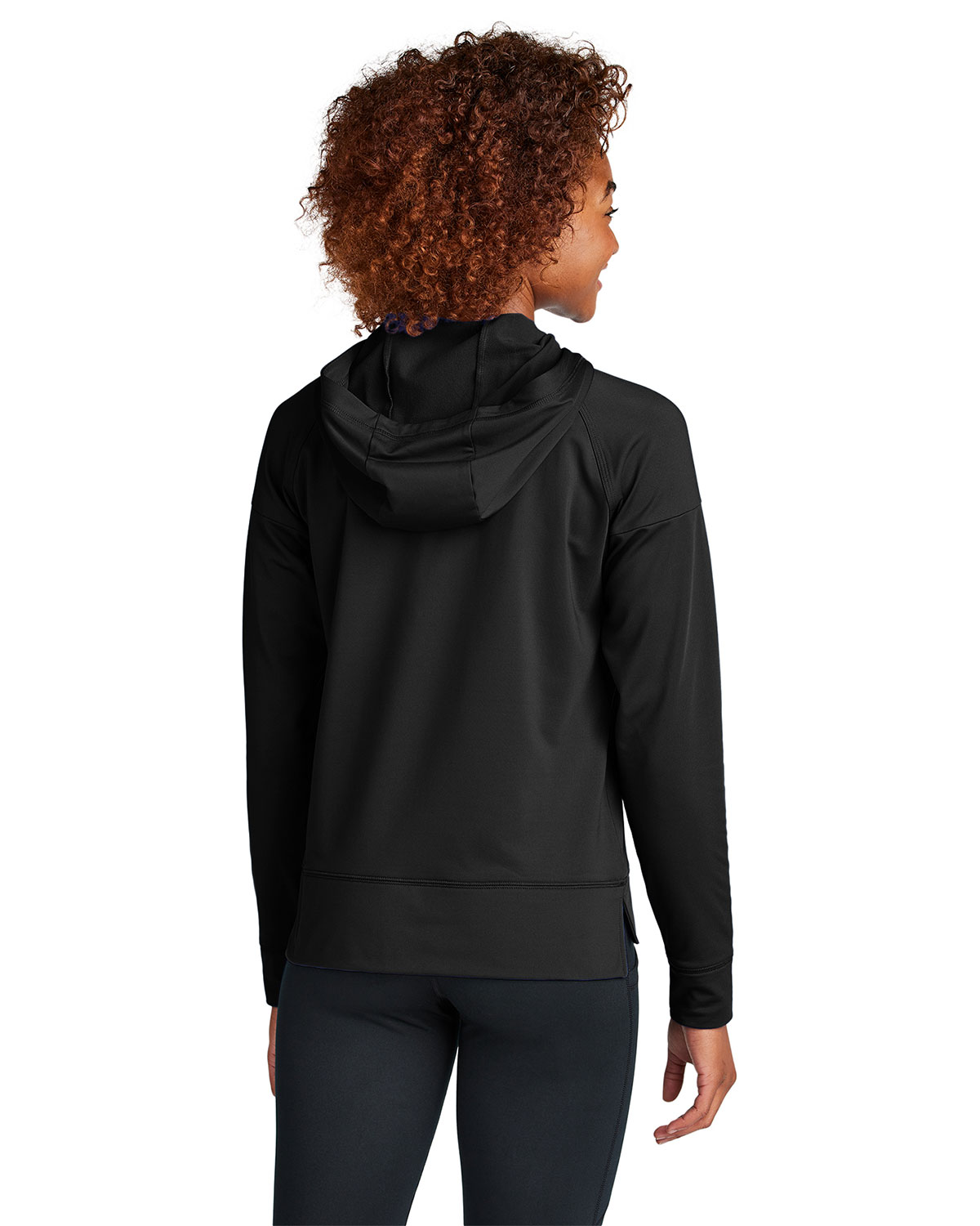 Sport-Tek LST856 Women's Sport-Wick Stretch 1/2-Zip Hoodie view 2