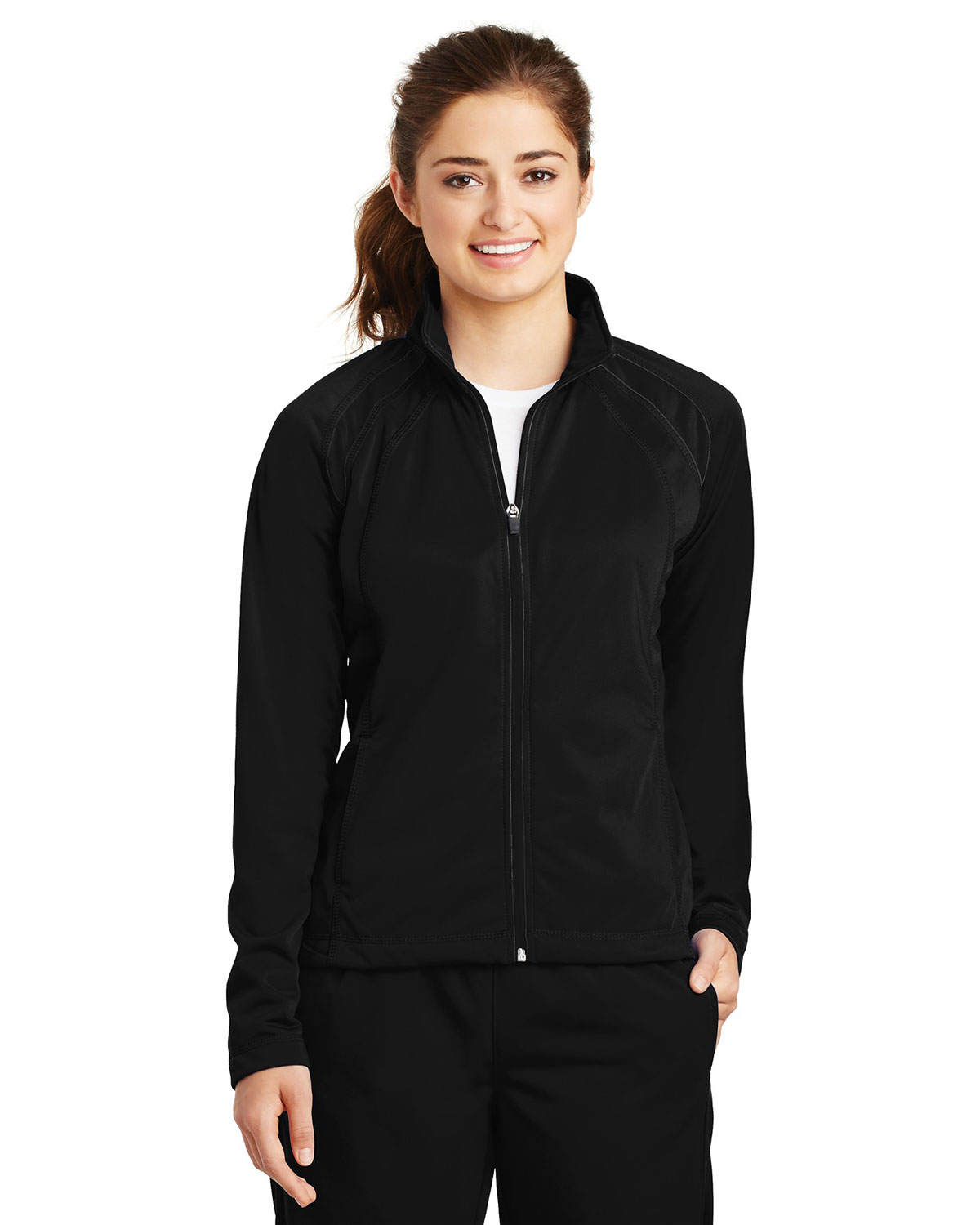 Sport-Tek LST90 Women's Tricot Track Jacket