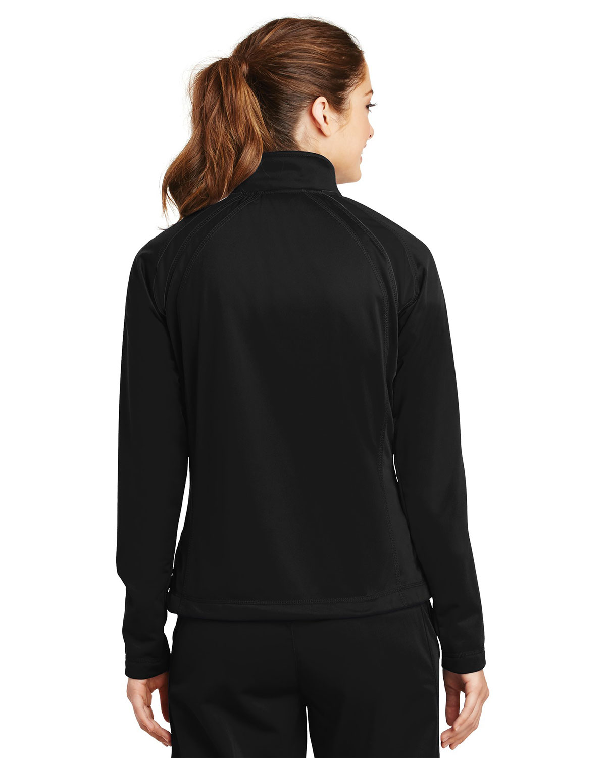 Sport-Tek LST90 Women's Tricot Track Jacket view 2