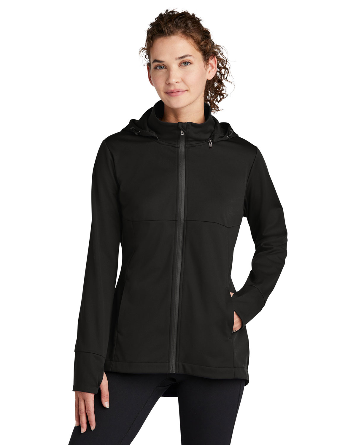 Sport-Tek LST980 Women's Hooded Soft Shell Jacket