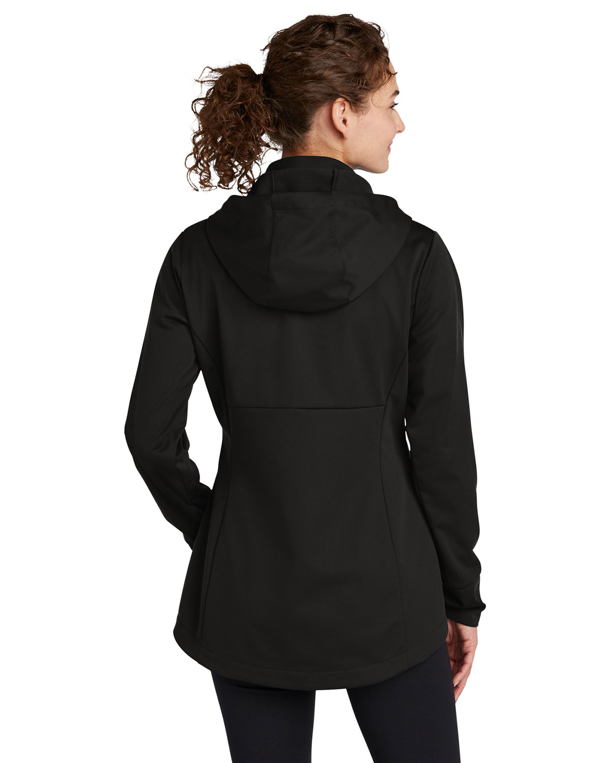 Sport-Tek LST980 Women's Hooded Soft Shell Jacket view 2