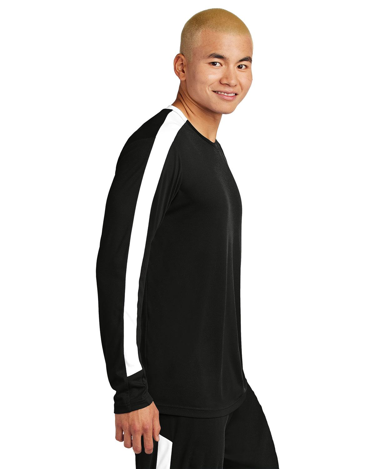 Sport-Tek ST100LS Competitor United Long Sleeve Crew view 3