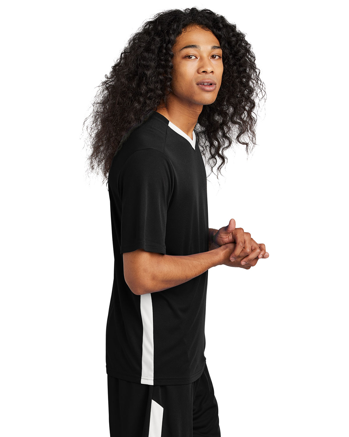 Sport-Tek ST101 Competitor United V-Neck view 3